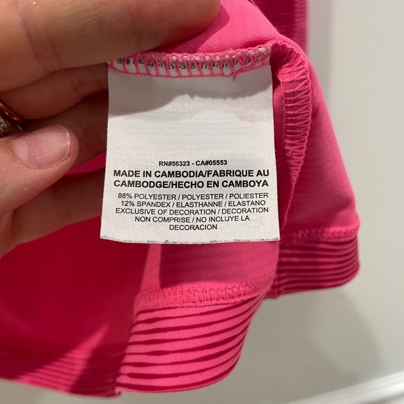 Nike Golf Pink Long Sleeve Shirt - Picture 5 of 5